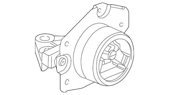 22727936 Деталь UPR TRANS MOUNT