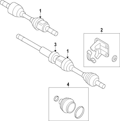 Axle Shafts & Joints for 2013 Volvo S60 #0