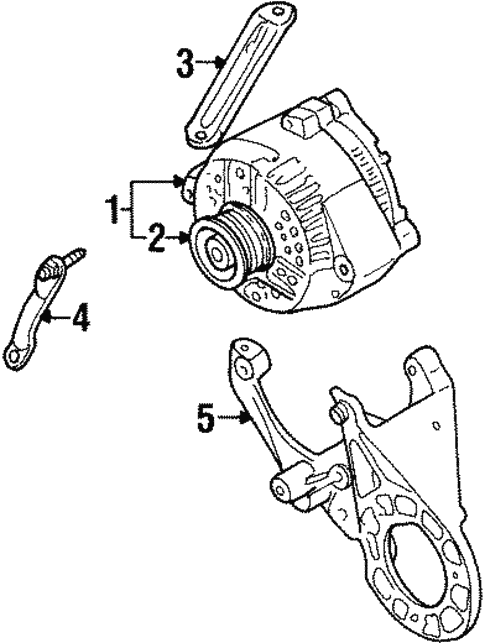 Alternator for 2000 Ford Windstar #0