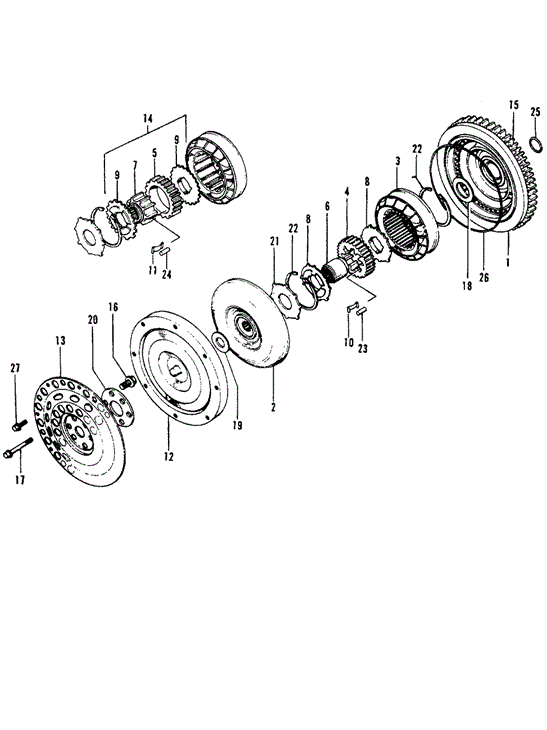 Transmission - Hondamatic/HMT Torque Converter for 1975 Honda CIVIC 1200 HATCHBACK #1