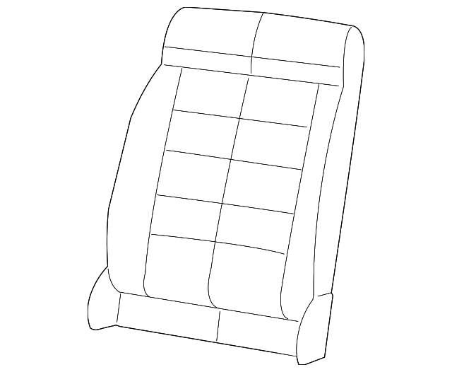 1FY361J3AA Деталь SEAT BACK COVER, RIGHT