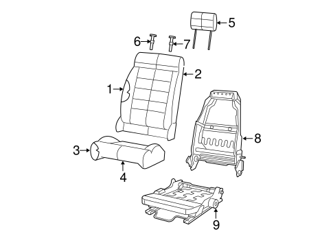 Wrangler FRONT SEAT COMPONENTS 2