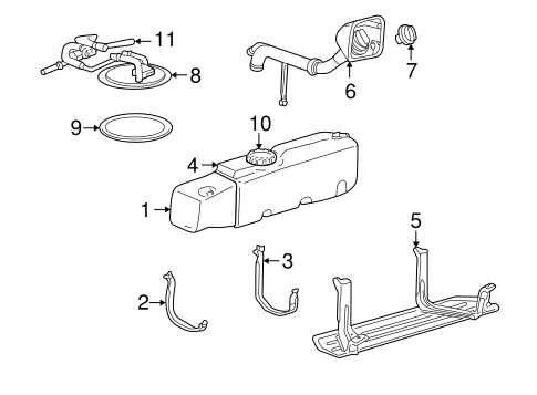 Fuel System/Fuel System Components for 2000 Ford Ranger #2