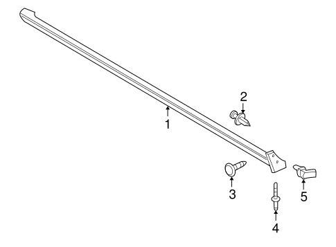 Body/Exterior Trim - Pillars for 2006 Ford Mustang #1
