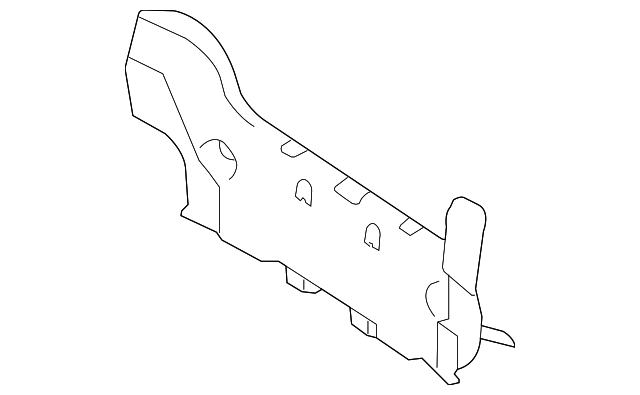 8R3Z-6345522-CA Деталь REAR TRIM PANEL