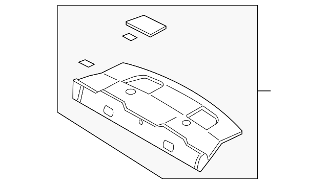 7R3Z-6346668-KA Деталь PACKAGE TRAY
