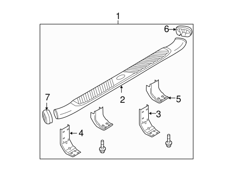 Body/Running Board for 2008 Ford F-350 Super Duty #5