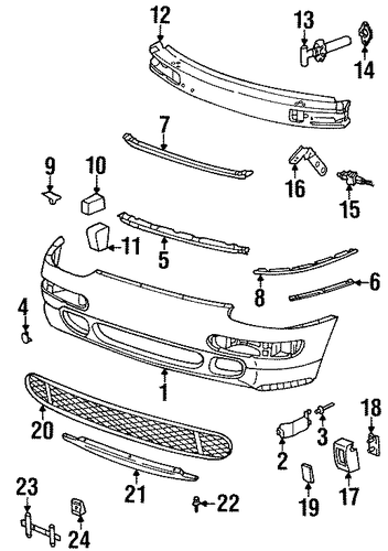 911 BUMPER & COMPONENTS - FRONT