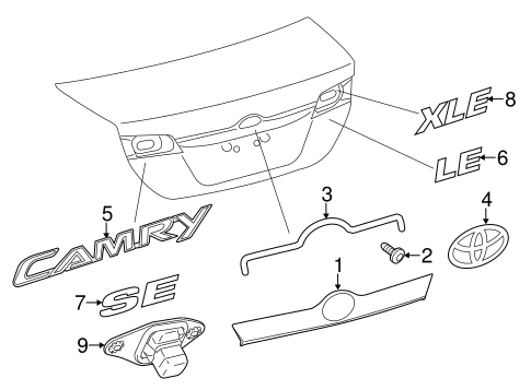 ELECTRICAL/PARKING AID for 2014 Toyota Camry #1