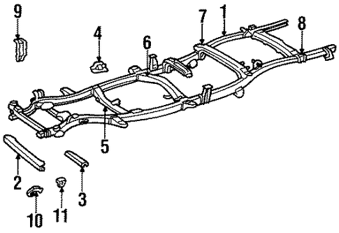 BODY/FRAME for 1996 Toyota T100 #2