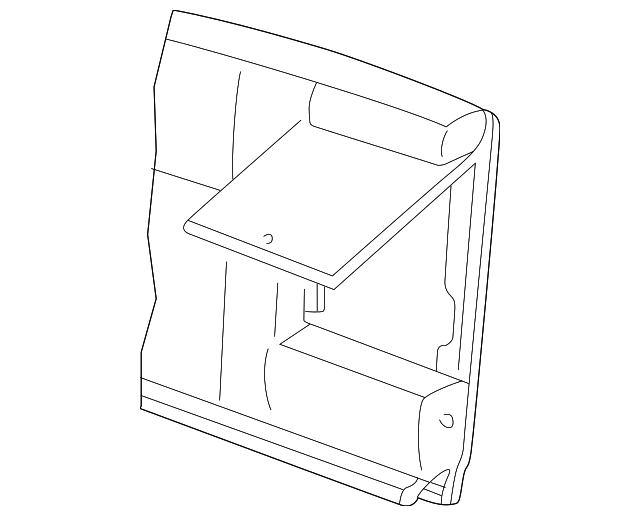 5F4Z5466600AAA Деталь SEAT BACK COVER, RIGHT