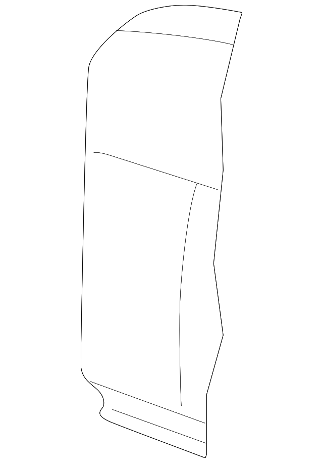 1F4Z5466800BA Деталь SEAT BACK PAD, RIGHT