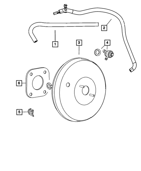 Power Brake Booster for 2011 Jeep Patriot #0