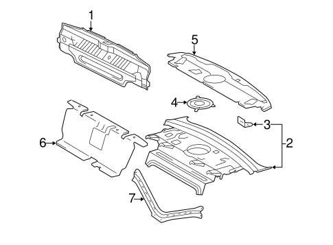 BODY/REAR BODY for 2012 Toyota Avalon #1