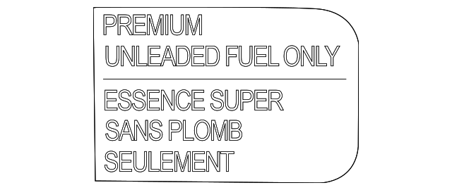 88970230 Деталь FUEL LABEL
