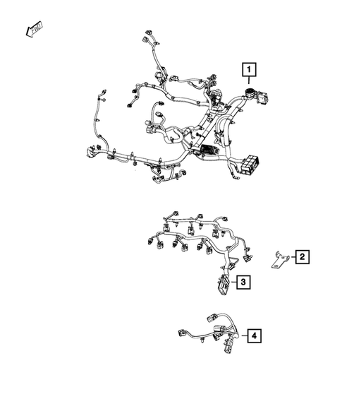 Wiring-Powertrain for 2016 Chrysler 200 #1