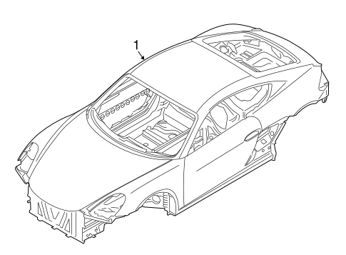 Cayman BODY SHELL