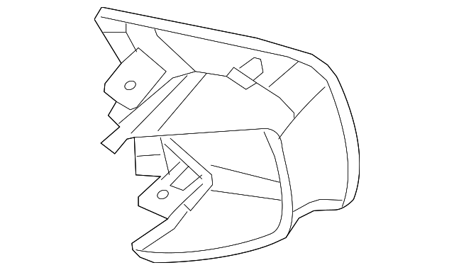 9E5Z-3D758-AB Деталь COVER, LEFT