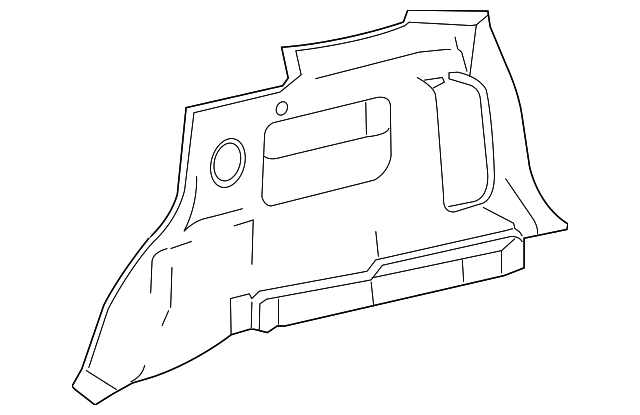 5L8Z-7831012-BAG Деталь BODY SIDE TRIM, RIGHT