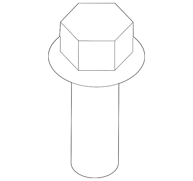 -W711487-S440 TRANS MOUNT BRKT BOLT