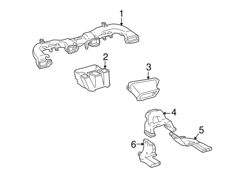 BODY/DUCTS for 2003 Toyota Prius #1