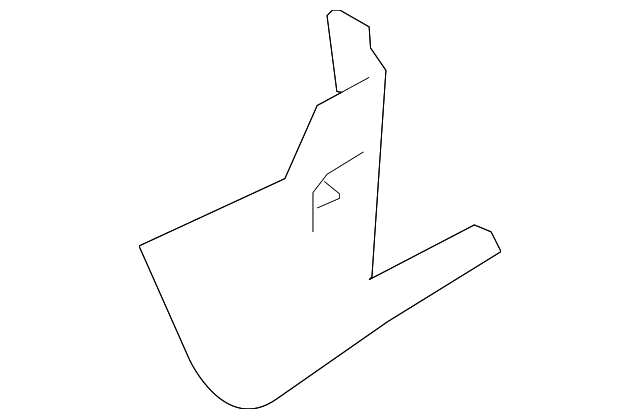 8S4Z-5402345-AA Деталь COWL TRIM, LEFT