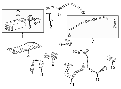 EMISSION SYSTEM/EMISSION COMPONENTS for 2015 Toyota Highlander #1