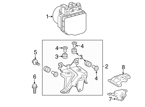 BRAKES/ANTI-LOCK BRAKES for 2010 Scion xD #2