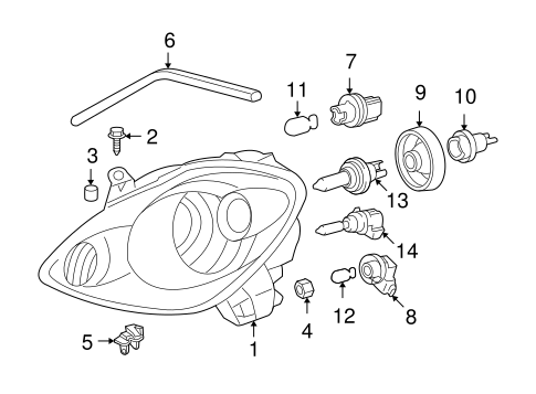 ELECTRICAL/BULBS - CHASSIS for 2003 Toyota MR2 Spyder #3