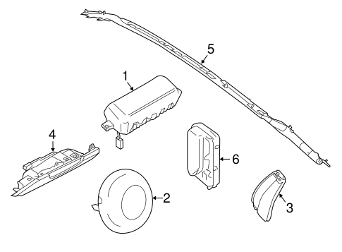 Mustang AIR BAG COMPONENTS
