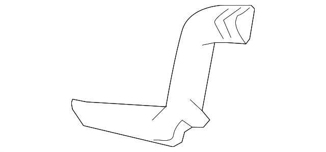 92163387 Деталь FLOOR DUCT, LEFT