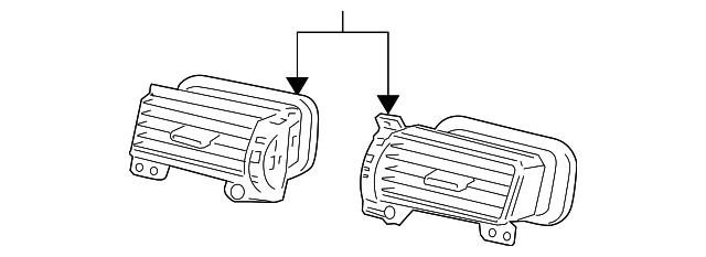 92215168 Деталь AIR OUTLET, LEFT