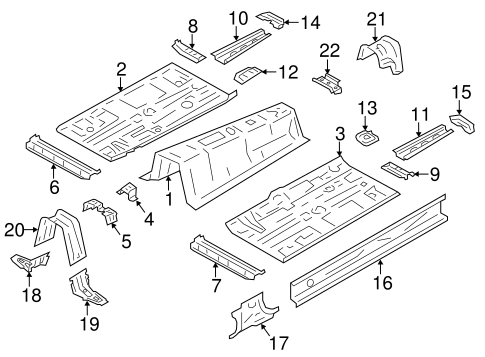 BODY/FLOOR & RAILS for 2015 Scion FR-S #1