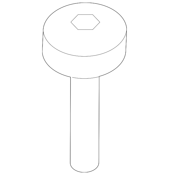 LR068349 Деталь BELT & RETRACTOR SCREW, RIGHT