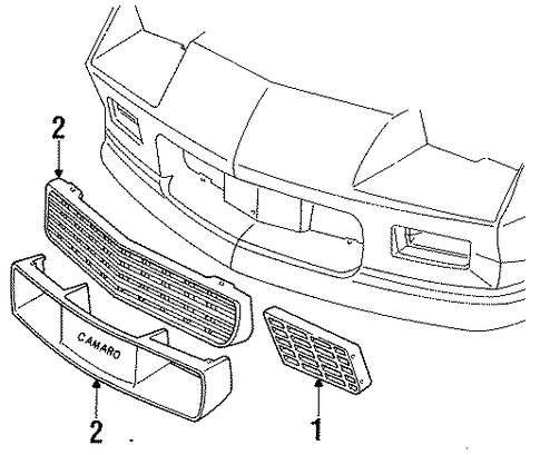 Camaro GRILLE & COMPONENTS
