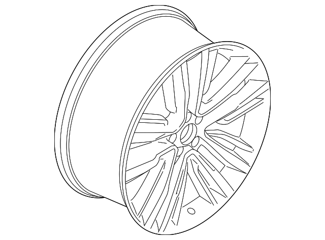 EJ7Z-1007-J Деталь WHEEL, ALLOY
