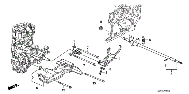 TRANSMISSION - AUTOMATIC/AT SHIFT FORK (V6) for 2007 Honda ACCORD COUPE #1