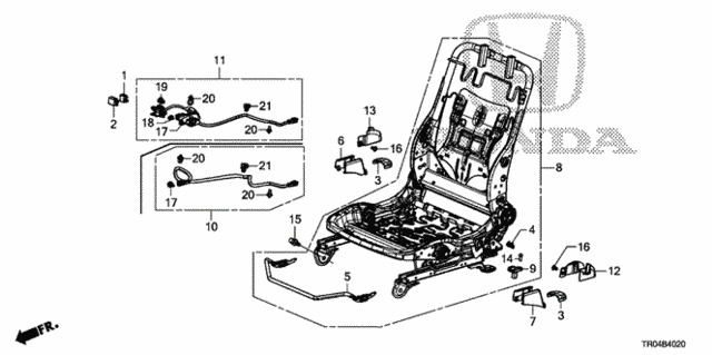 Front Seat Components (Driver Side) for 2012 Honda Civic #0