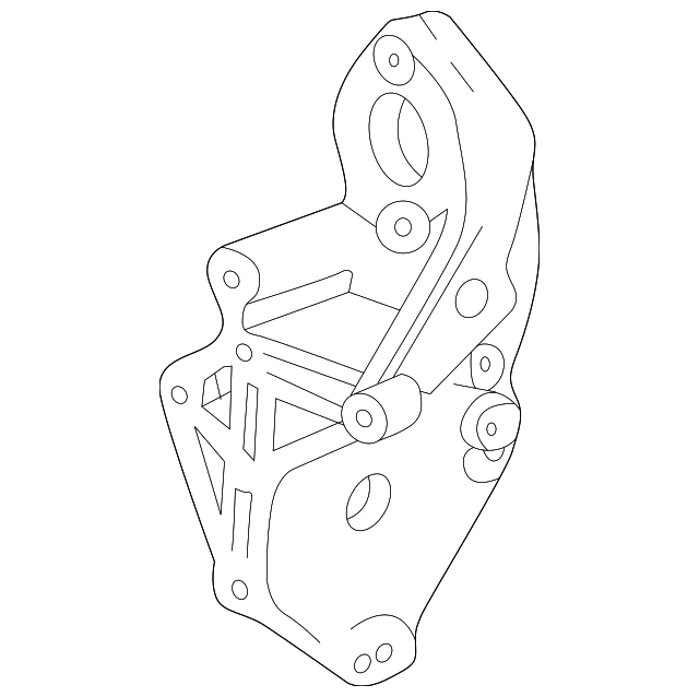 5194774 Деталь COMPRESSOR ASSY MOUNT BRACKET