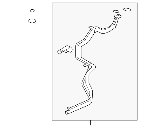 LR013855 Деталь REAR AC LINE