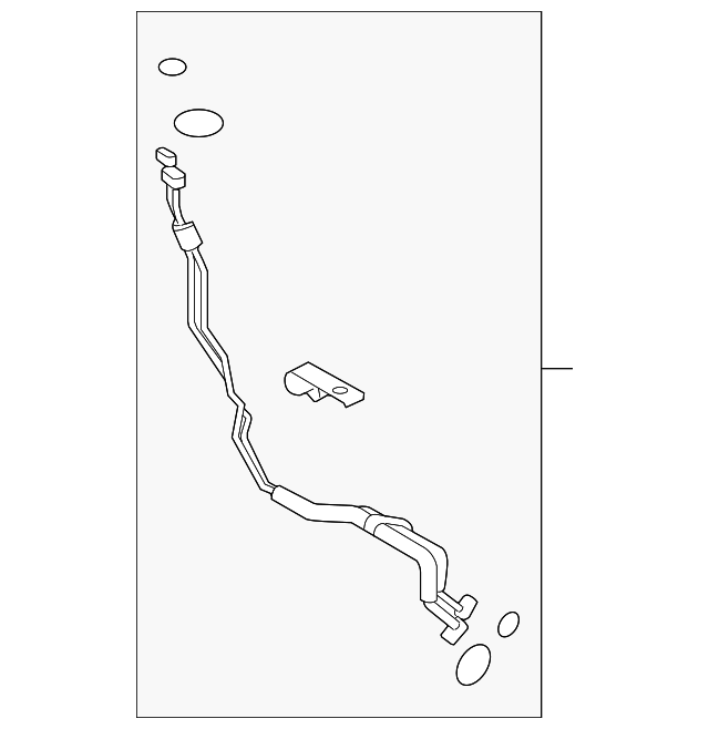 LR013852 Деталь FRONT AC LINE