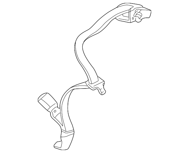 YF1Z-54600A38-AAA Деталь CENTER SEAT BELT