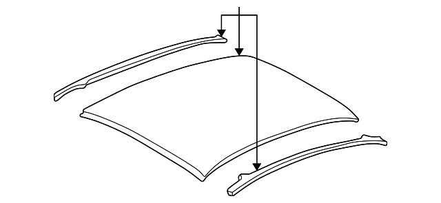 88890024 Деталь ROOF PANEL