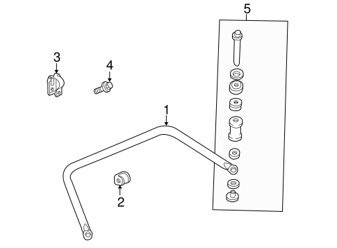 Bonneville STABILIZER BAR & COMPONENTS
