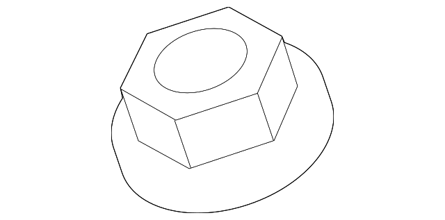 92138827 Деталь CENTER BELT ASSY NUT