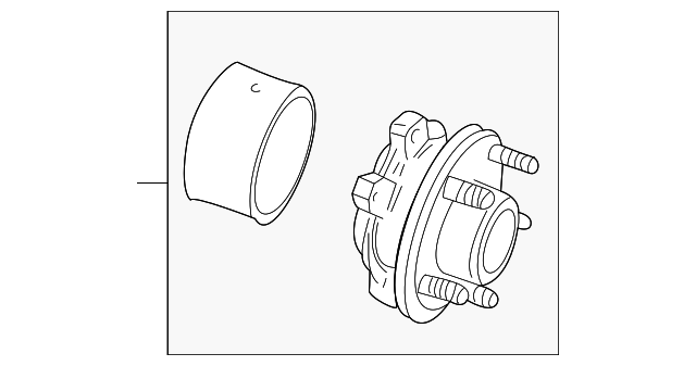 TAY100060 HUB ASSY, RIGHT