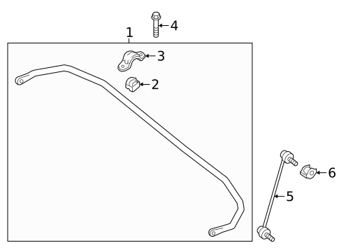 Stabilizer Bar & Components for 2020 Infiniti QX50 #0