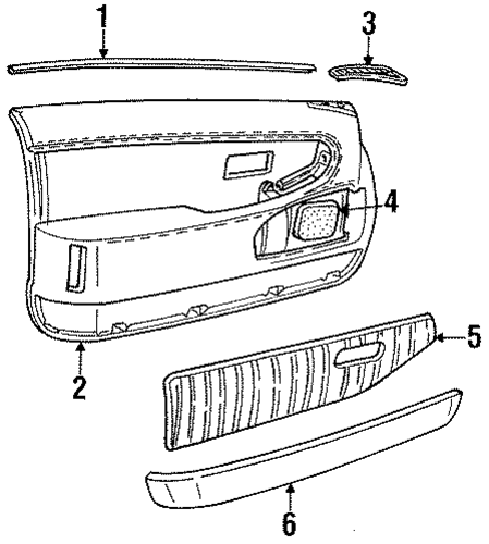 TC Maserati INTERIOR TRIM - DOOR