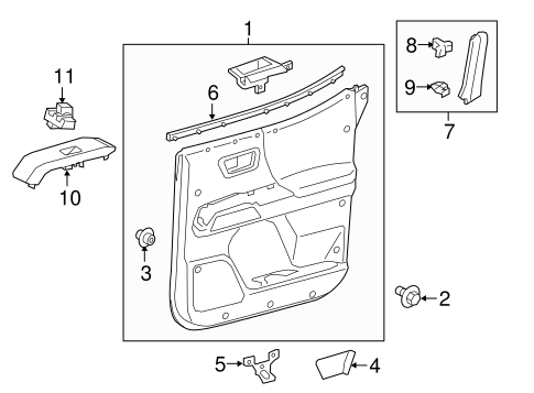 ELECTRICAL/REAR DOOR for 2016 Toyota Tacoma #3