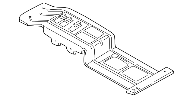 3533915 Деталь CD CHANGER BRACKET